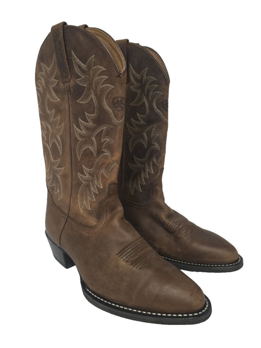 Ariat Men's Heritage Round Toe Cowboy Western Boot Brown Size 12D